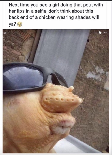 Duck face. Why?