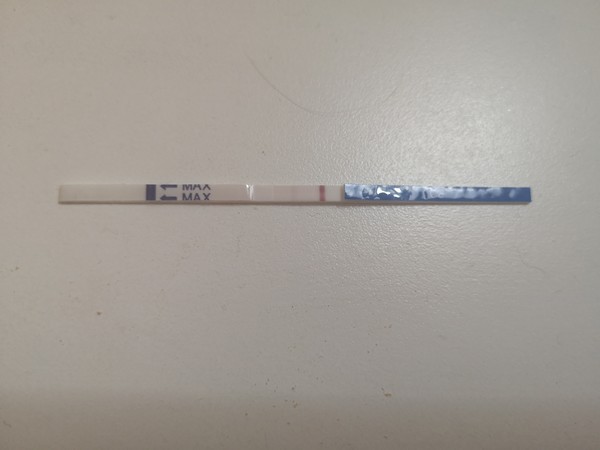 Faint positive? Not convinced