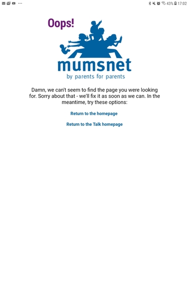 getting page not found when searching for old threads