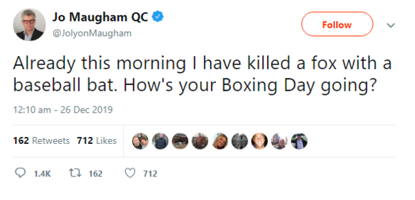 Jolyon Maugham lets slip