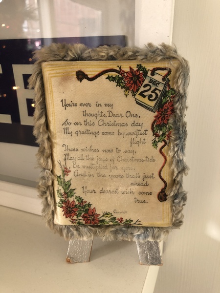 To display Christmas cards from relatives who have died