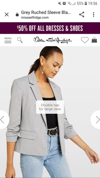 What type of jacket with flared jeans?