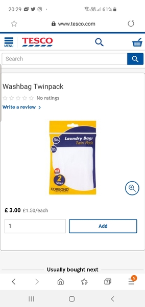 Bra washing question