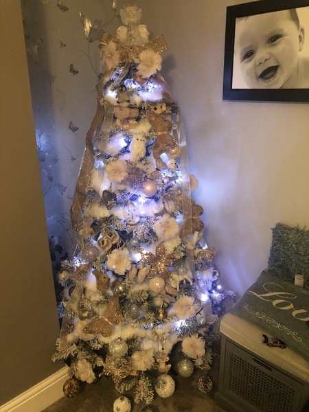 To ask to see your Christmas decorations?
