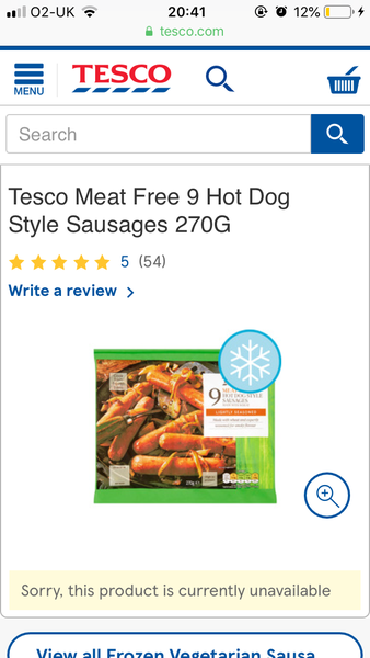 Where have vegetarian hotdogs gone?