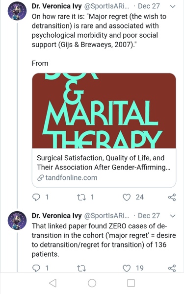 Detransition the Elephant in the Room - Update!