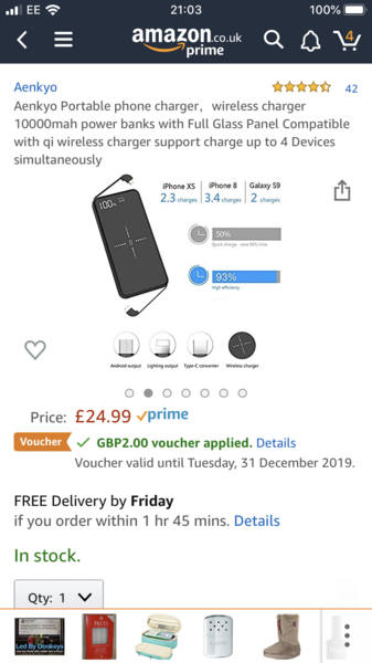 Recommendations for a power bank (for recharging iPhone)