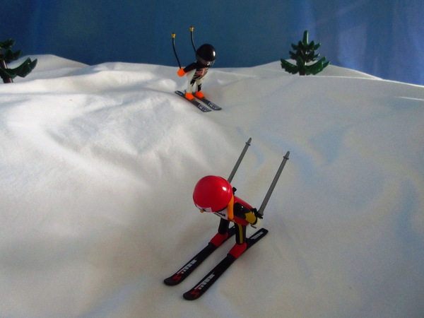 It's the Christmas season for the Playmobil people in our house...