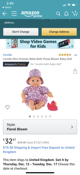 Anyone have this doll? 2.5yo DD is devastated!