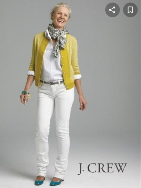 I wear white jeans. How old am I?