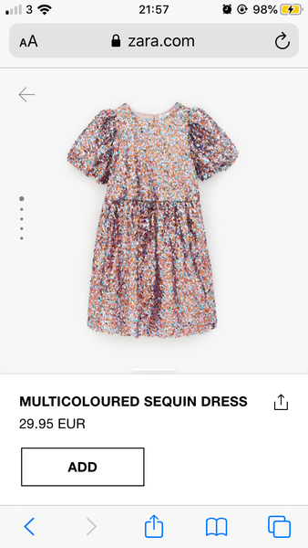 Party dress for a 5 year old girl
