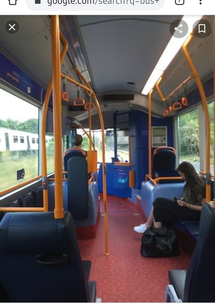 Wheelchair / buggy on bus