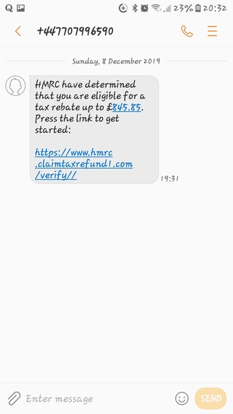 Just received this text.. scam alert!!