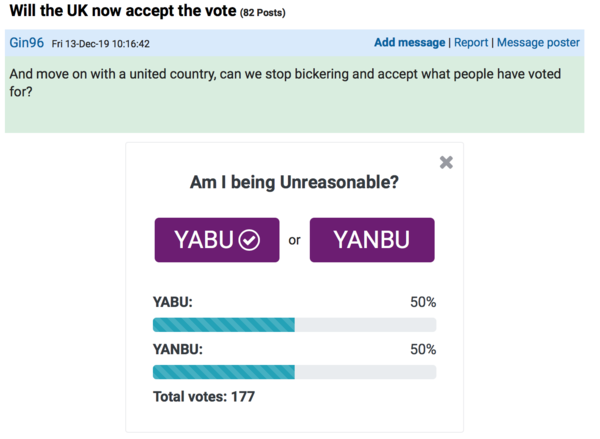 Will the UK now accept the vote