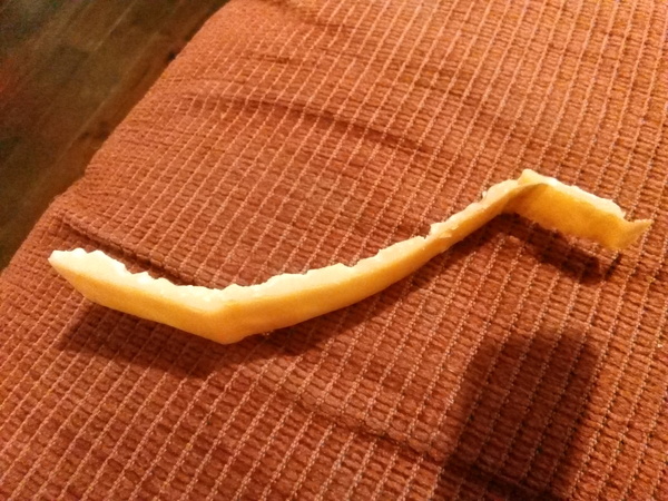 To not eat the rind on brie cheese? Lighthearted!
