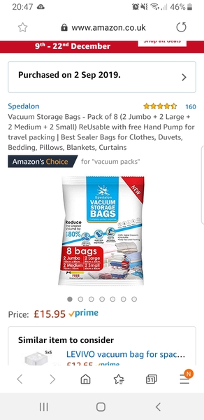 Vacuum storage bag  - any recommendations?? Mine are crap.