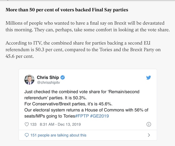 Will the UK now accept the vote
