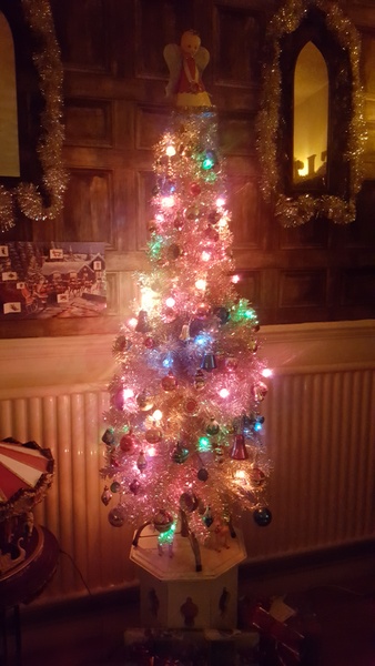 To ask to see your Christmas decorations?