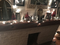 To ask to see your Christmas decorations?