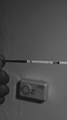 8 days late, evap or faint positive?