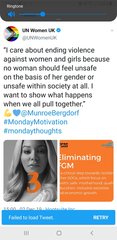 Munroe Bergdorfas UN Advocate for ending VAGWG