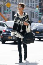 Are ponchos classy or frumpy?