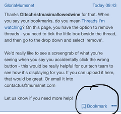 Can I ‘unbookmark’?