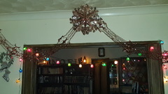 To ask to see your Christmas decorations?
