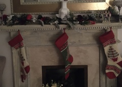 To ask to see your Christmas decorations?