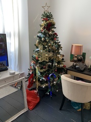 Who is BU about Christmas Tree decorations?