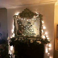 To ask to see your Christmas decorations?