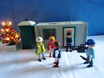 It's election day for the Playmobil people in our house. Cast your votes here.
