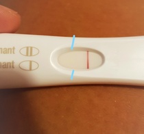 why do i see faint lines on all tests