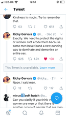 Ricky Gervais...