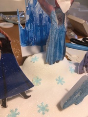 How to ice the ‘hill’ on my daughters birthday cake