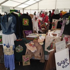 Looking for innovative and unusual ways to display clothes at a craft fair/market