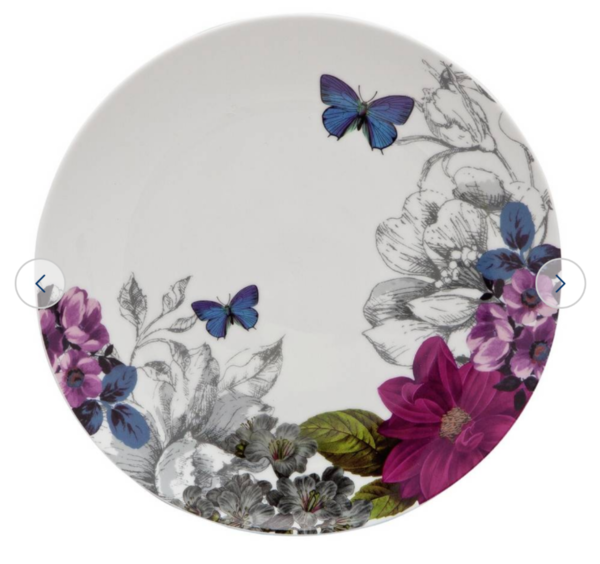 Dinner sets should be white and white only.  AIBU?