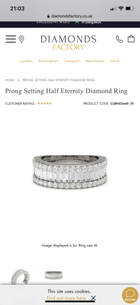 What style of eternity ring?