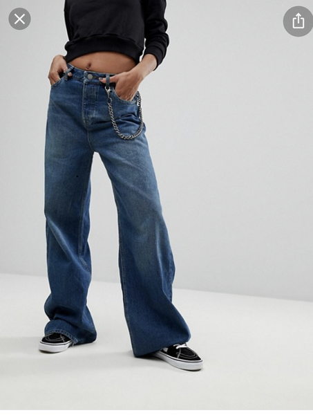 Skater jeans / low crotch girls