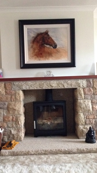 Installing a log burner