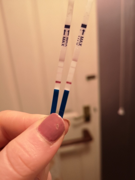 Faint line on pregnancy test