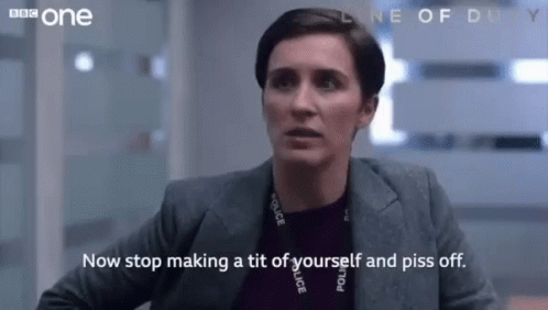 To be fed up with getting told off every time I go to the dentist?
