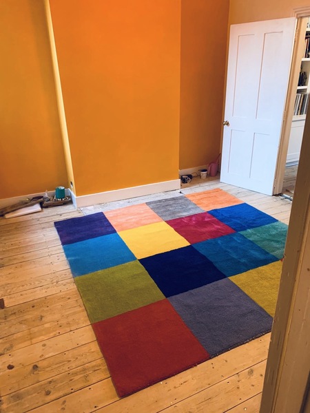 Bright coloured decor