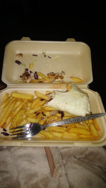 Slightly drunk....and have ordered takeaway