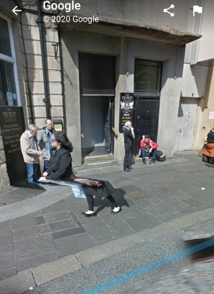Just spotted myself on Streetview