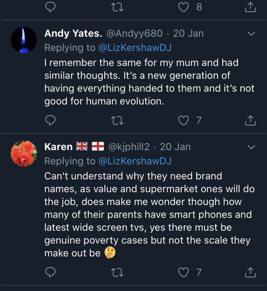 Radio DJ Liz Kershaw on #periodpoverty - "FFS"