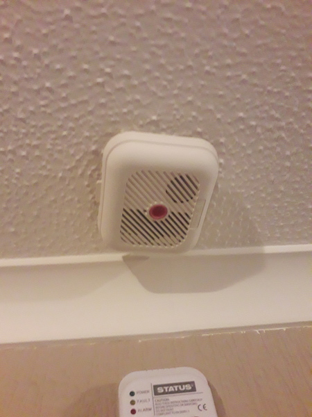 My smoke alarm is chirping low battery and I've no replacement battery