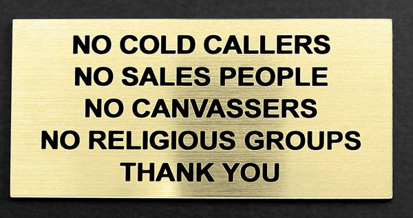 To ‘be out’ when the Jehovah’s witnesses come back