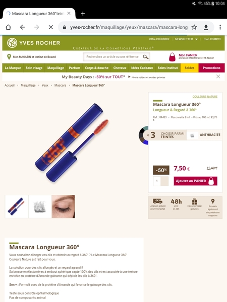 Grey mascara?