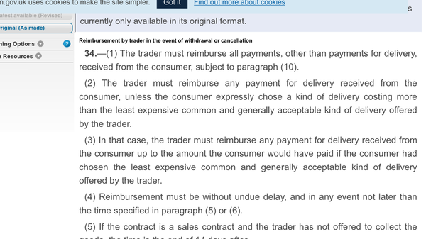 To be fed up of ordering stuff that turns out to be sent from China